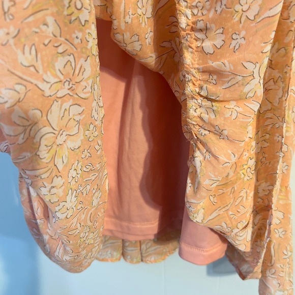 Est.‎ 1946 Floral Tiered Ruffle Neck Long Sleeve Dress Women's Size L - Picture 5 of 8